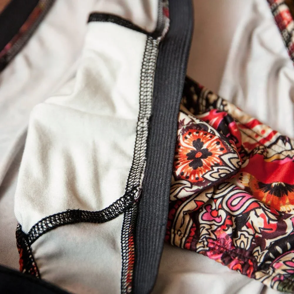 Mens Boho Paisley Print Brief Handmade - Picture 5 of 5